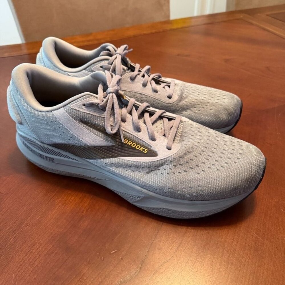 Brooks Adrenaline 24 Men's Running Shoes Size 15 Alloy White Gold